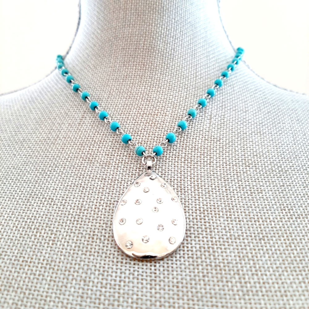 Silver Reversible Necklace - Picture 2 of 6